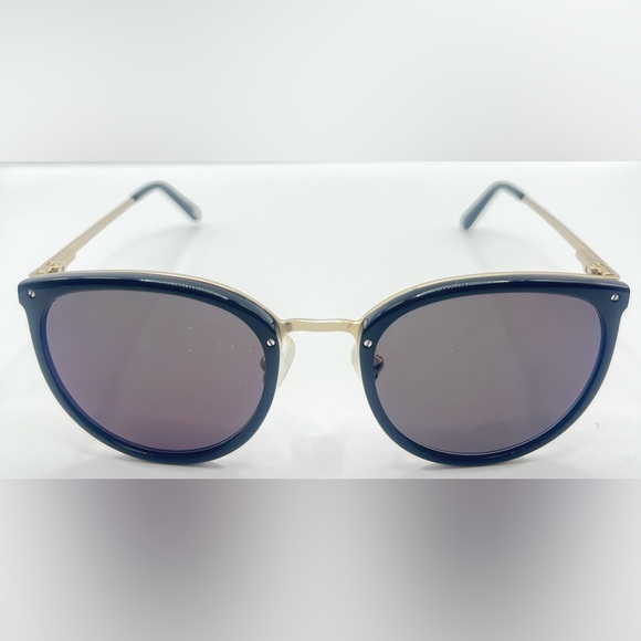 Eyebuydirect Crash Black Gold Oval Sunglasses Frames Only - Picture 3 of 8